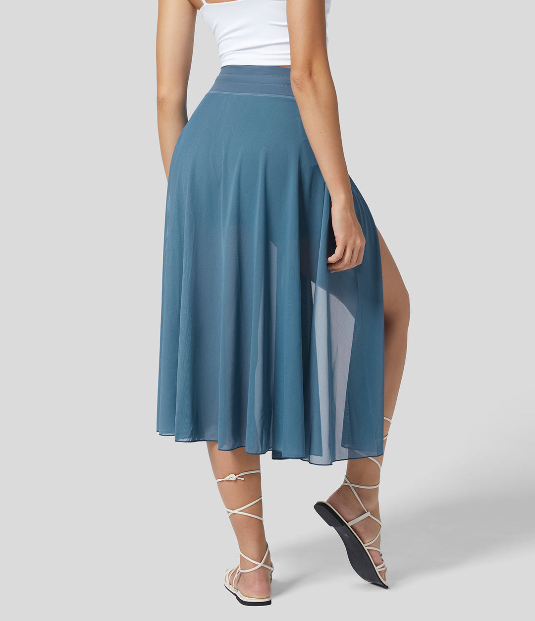 GINNY / DAY-TO-NIGHT MIDI SKIRT