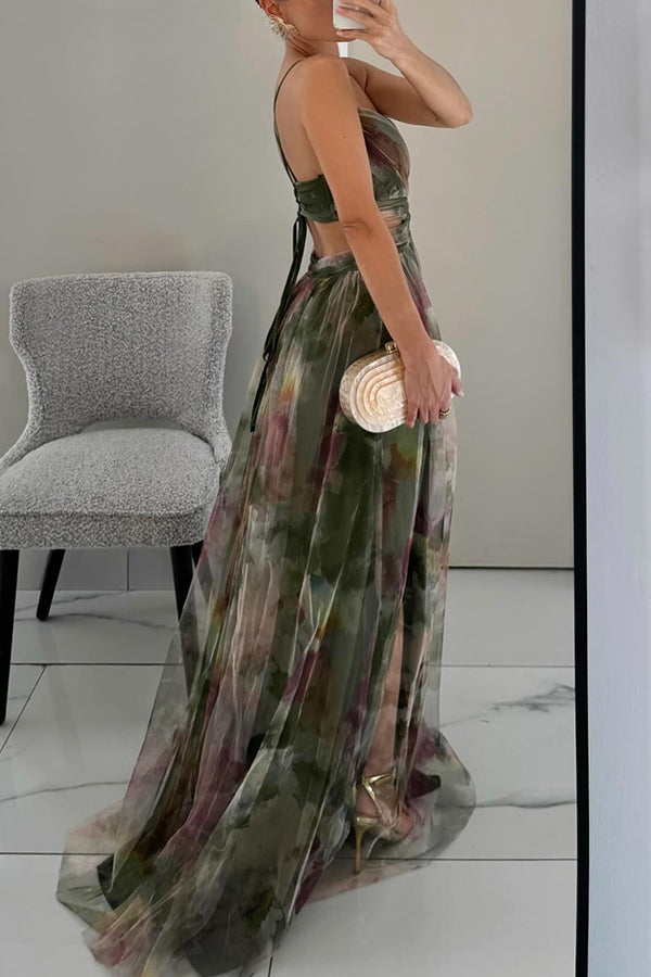 CAROLINA / FLORAL MAXI DRESS