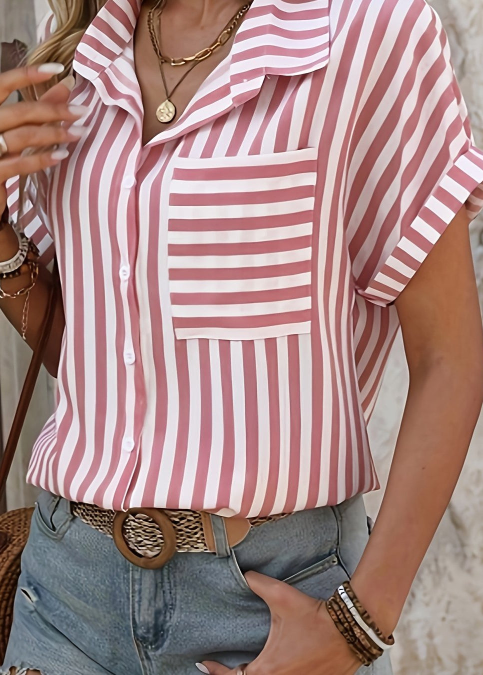 MARNIE / STRIPED TOP