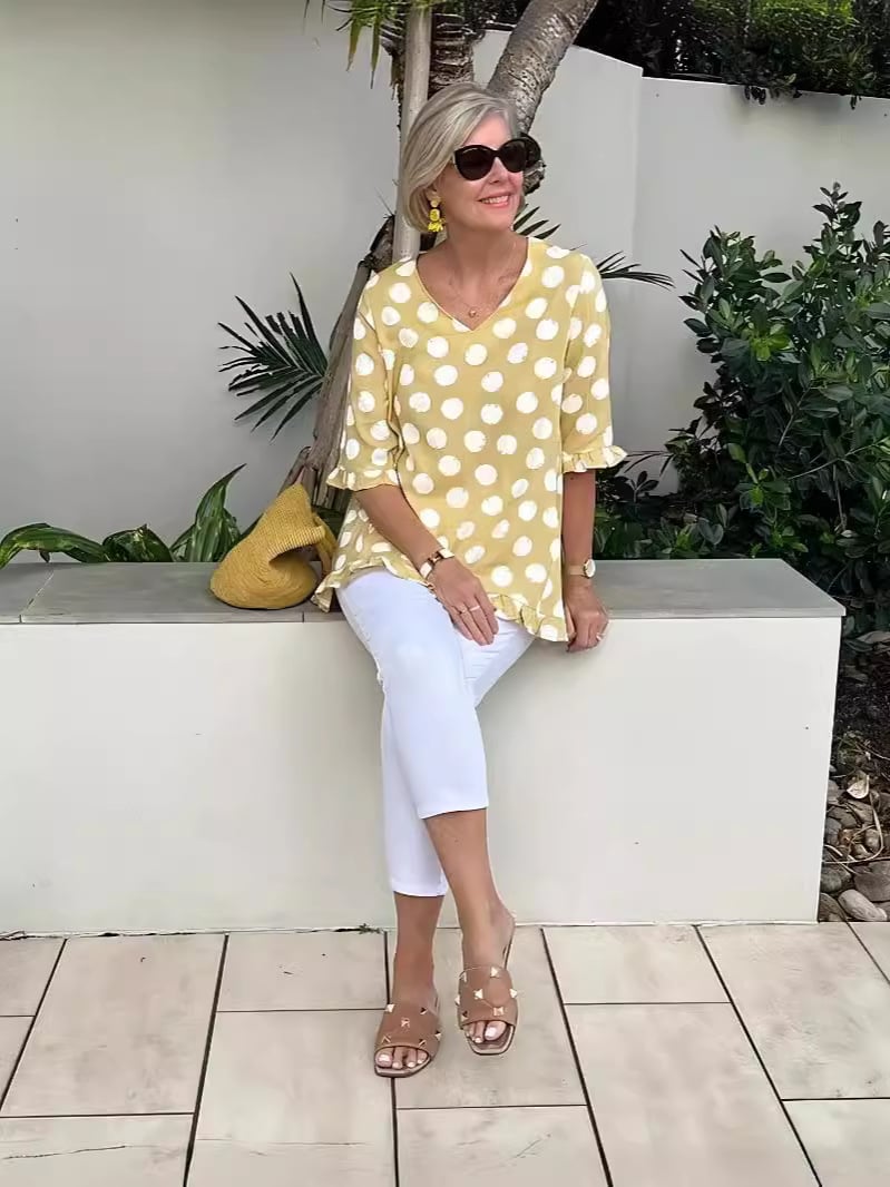 NADIA / POLKA DOT BLOUSE