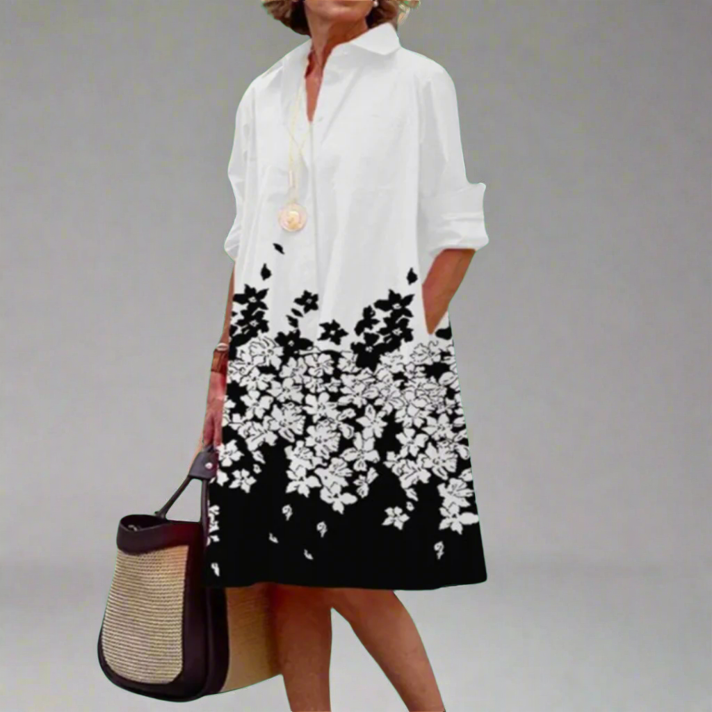 FELICIA / MID-SLEEVE DRESS