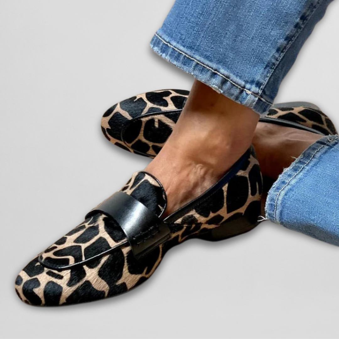 NADINE / WILD PRINT LOAFERS