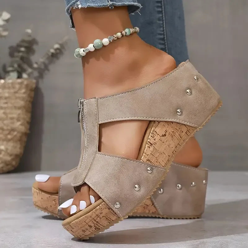 LILITH / WEDGE SANDALS