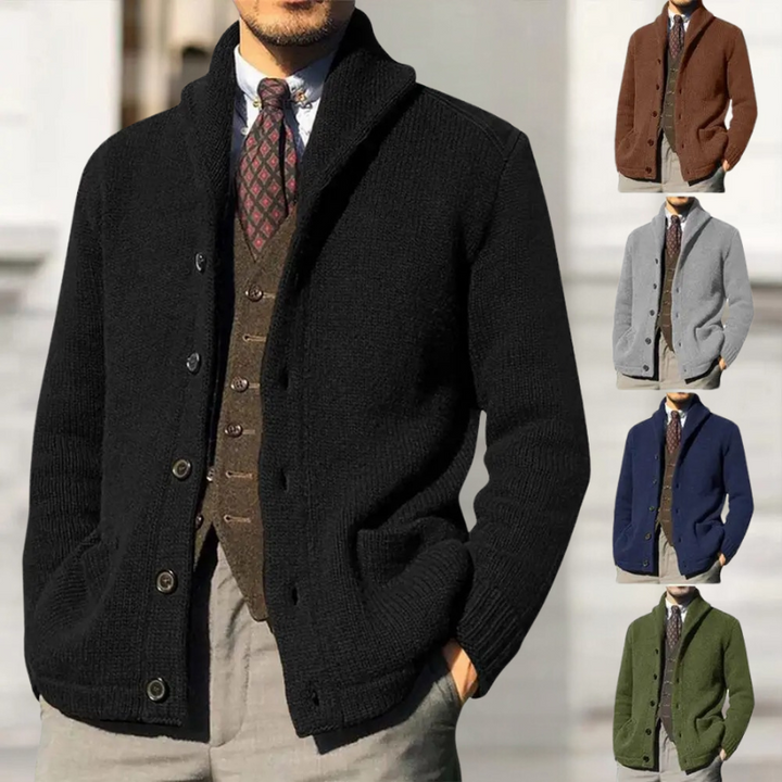 CHESTER / STYLISH BUTTONED CARDIGAN