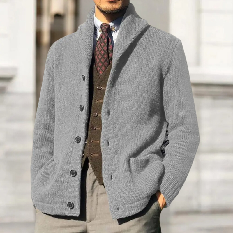 CHESTER / STYLISH BUTTONED CARDIGAN