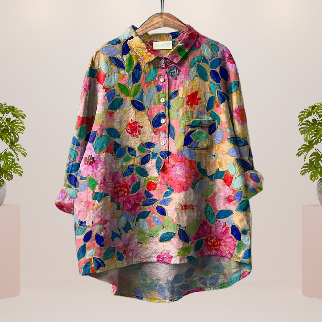 TRISHA / TRENDY PRINT SHIRT