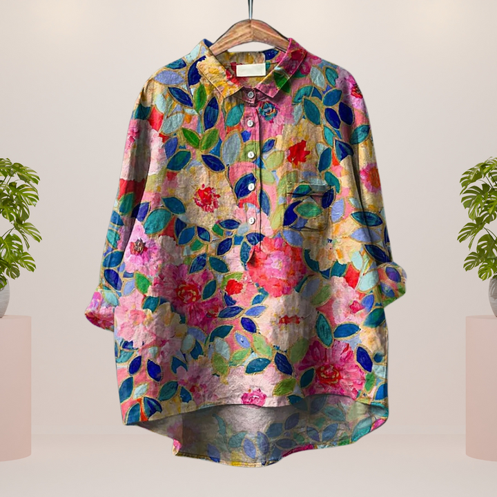 TRISHA / TRENDY PRINT SHIRT