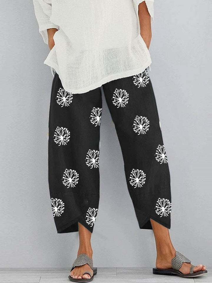 FERN / FLORAL CROP TROUSERS