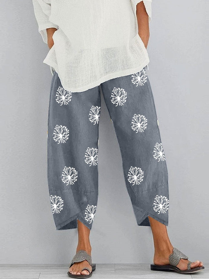 FERN / FLORAL CROP TROUSERS
