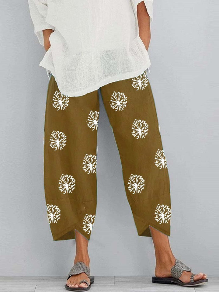 FERN / FLORAL CROP TROUSERS