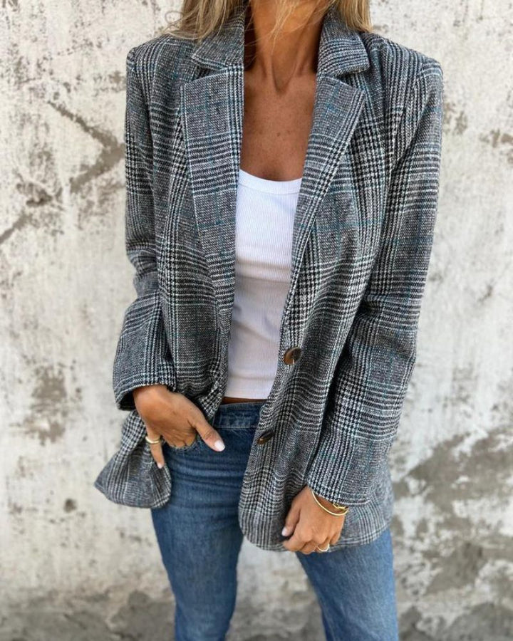 CAMILLE / CLASSIC CHECKED BLAZER