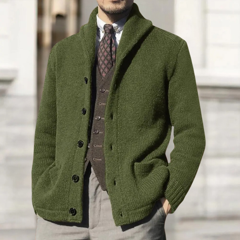 CHESTER / STYLISH BUTTONED CARDIGAN
