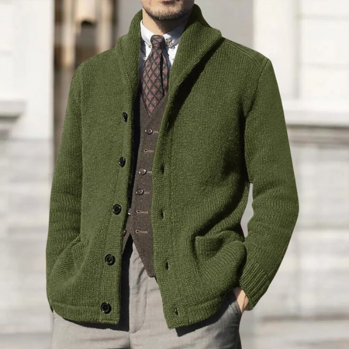 CHESTER / STYLISH BUTTONED CARDIGAN