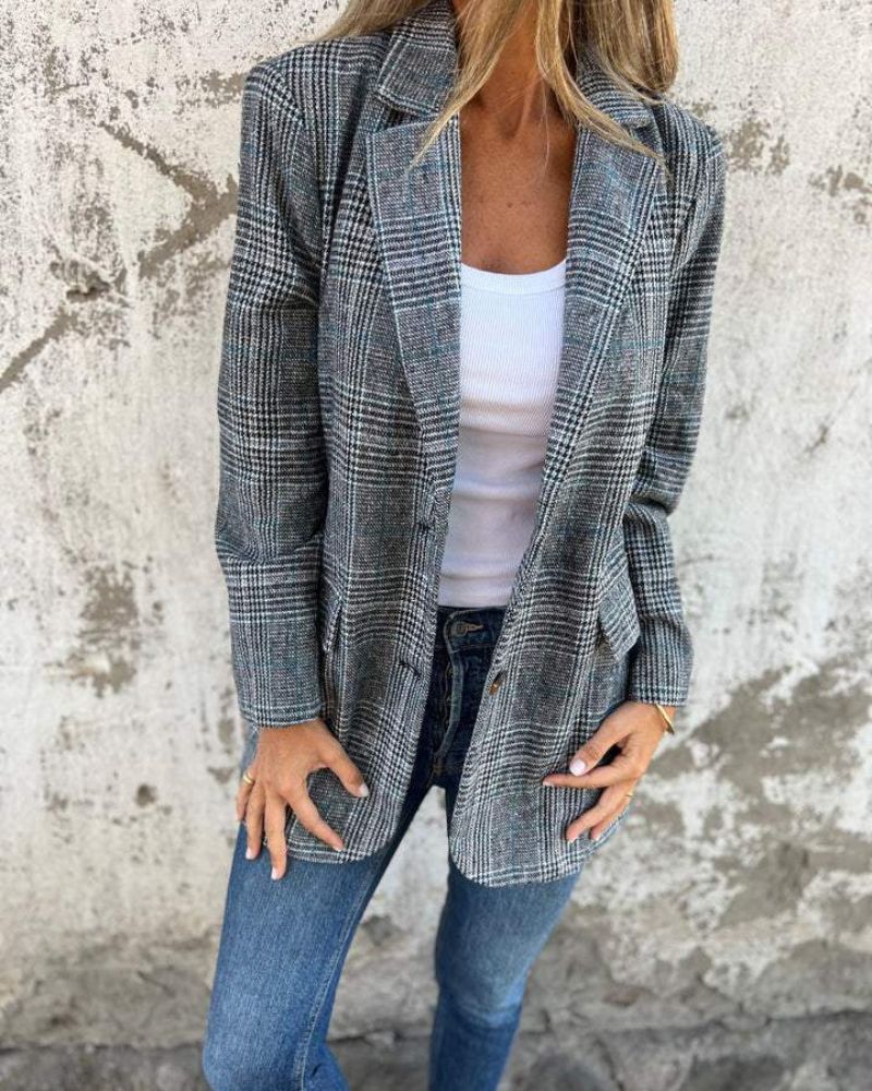 CAMILLE / CLASSIC CHECKED BLAZER