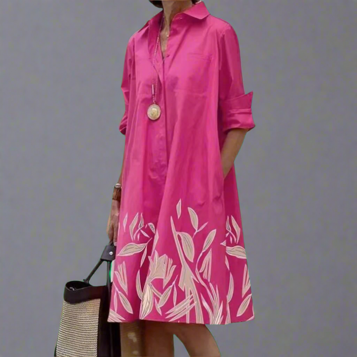 FELICIA / MID-SLEEVE DRESS