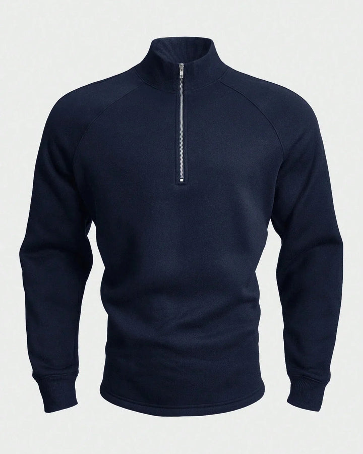EZRA / CASUAL HALF-ZIP PULLOVER
