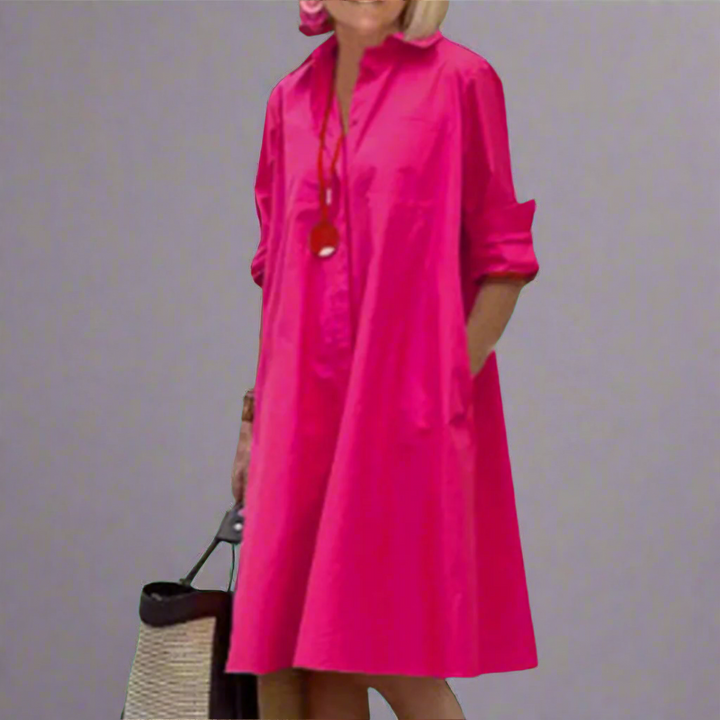 FELICIA / MID-SLEEVE DRESS