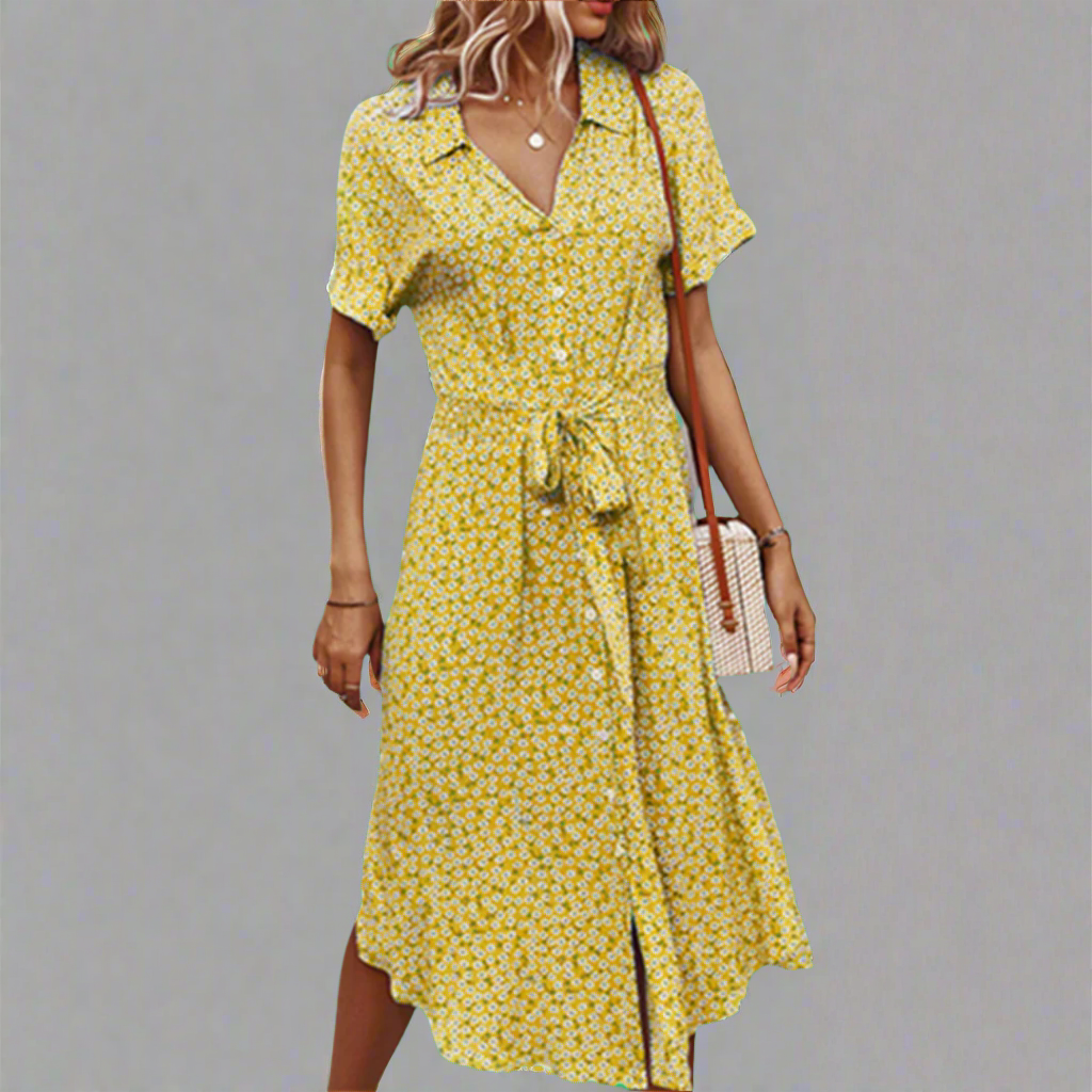 JULISSA / BELTED DRESS