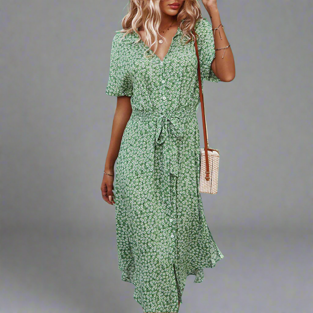 JULISSA / BELTED DRESS
