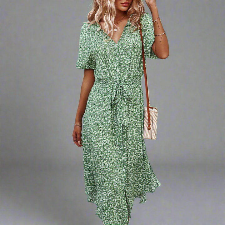 JULISSA / BELTED DRESS