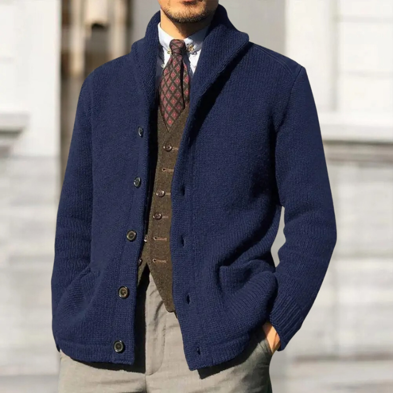 CHESTER / STYLISH BUTTONED CARDIGAN