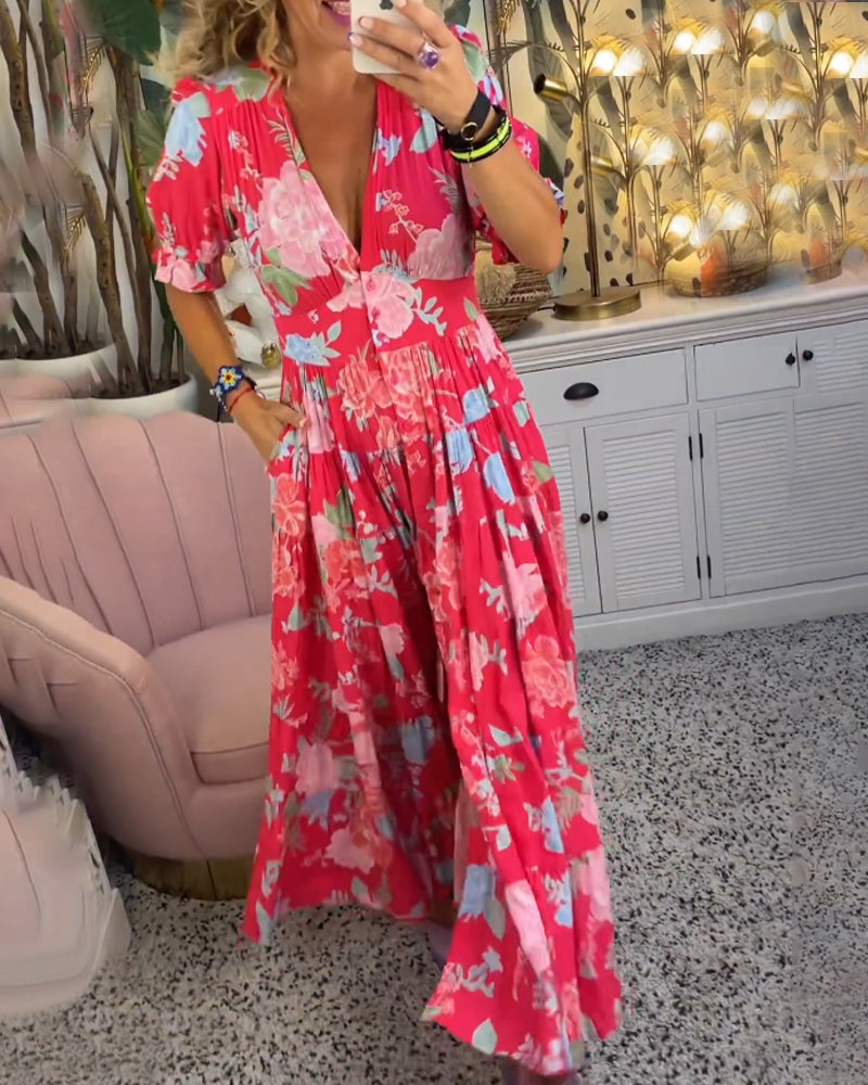 MYLA / DAY DRESS WITH FLORAL PRINT