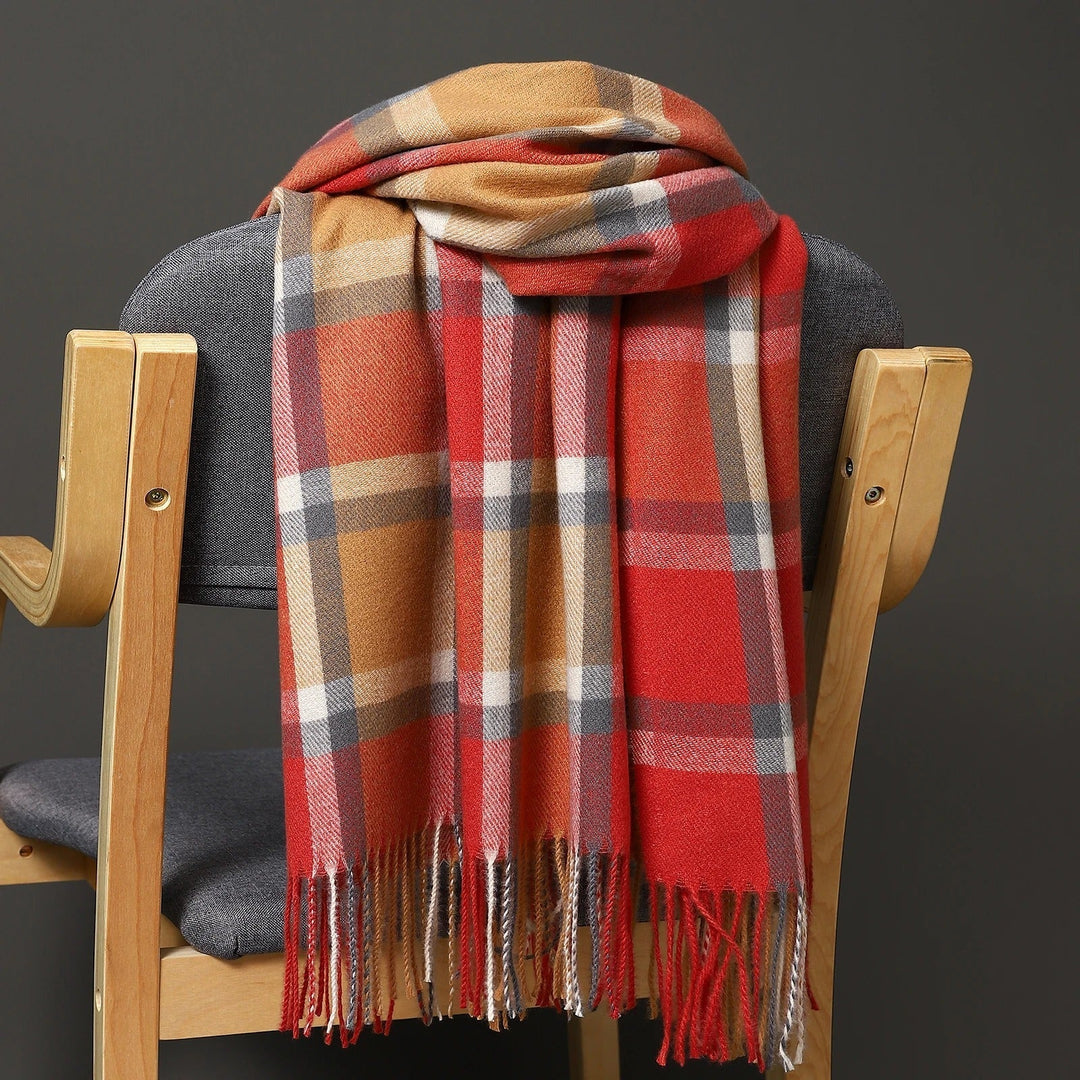 ELLIS / ELEGANT PLAID SCARF