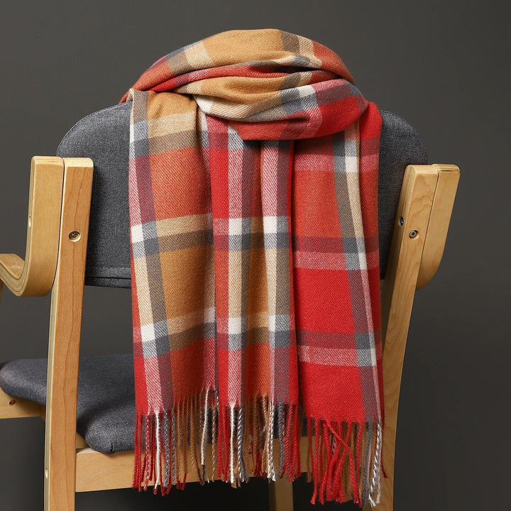 ELLIS / ELEGANT PLAID SCARF