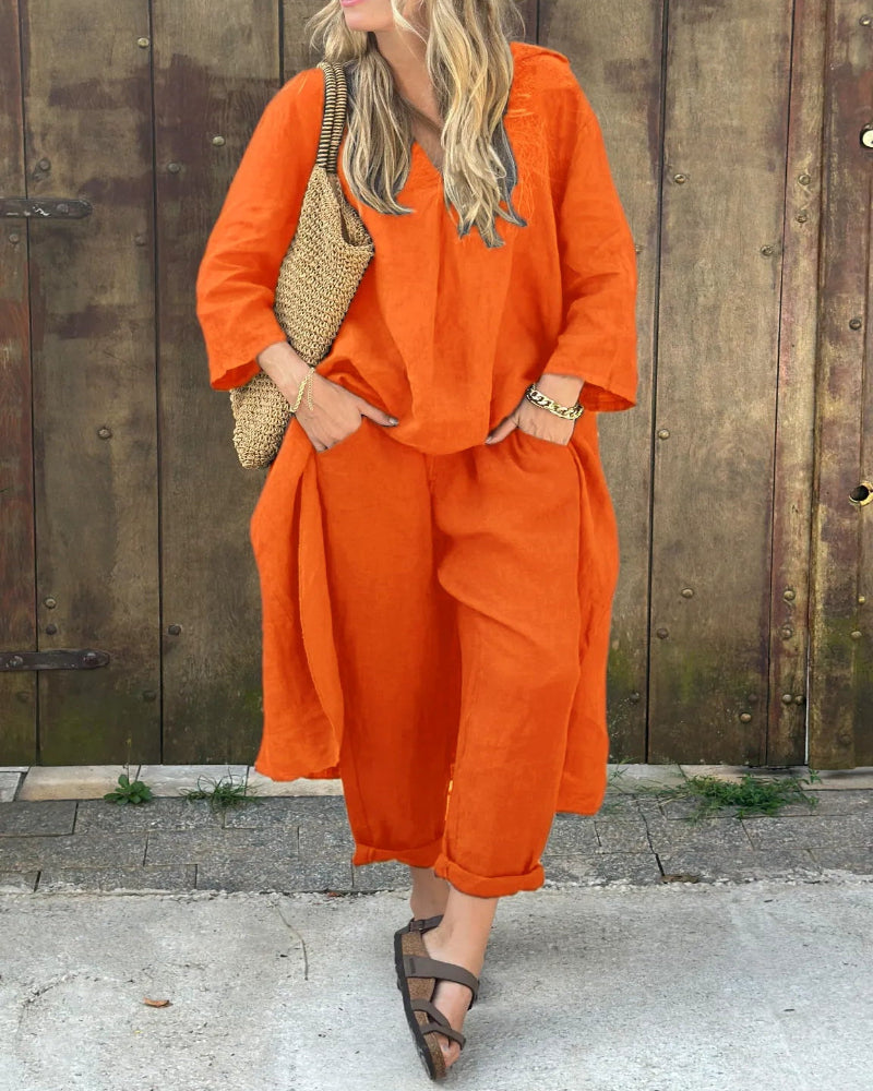 POPPY / STYLISH TWO-PIECE CO-ORD SET