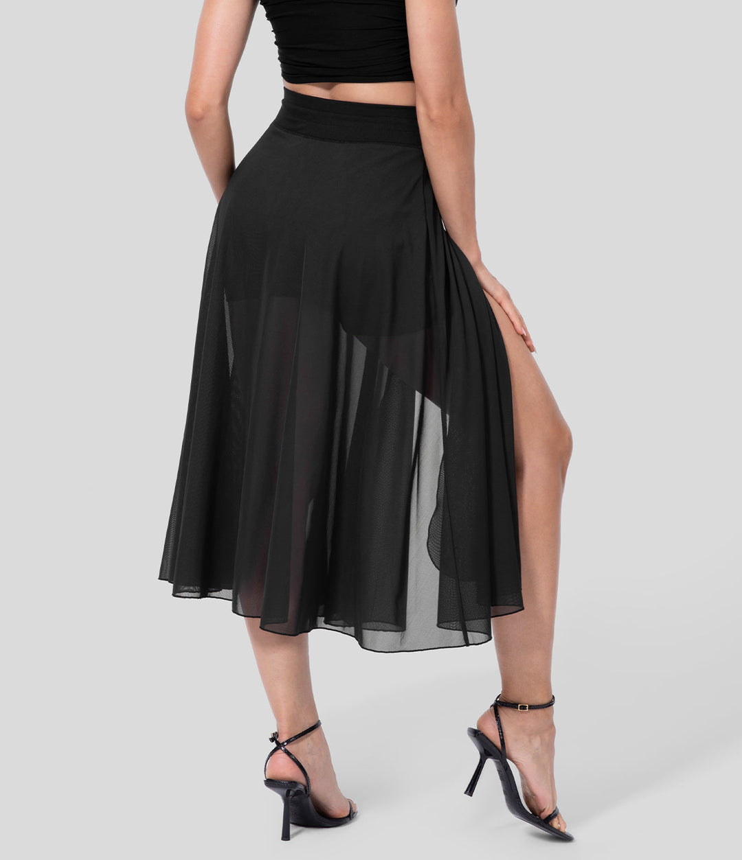 GINNY / DAY-TO-NIGHT MIDI SKIRT