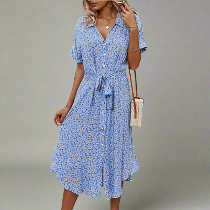JULISSA / BELTED DRESS