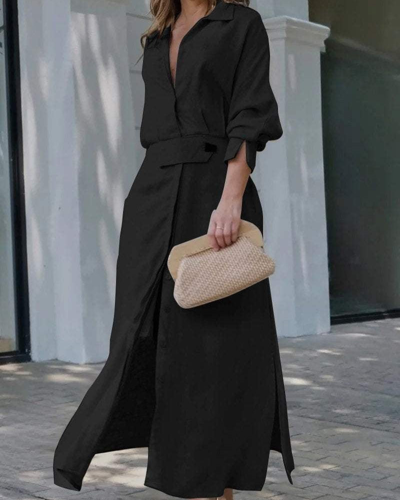 FATIMA / RELAXED FIT MAXI DRESS