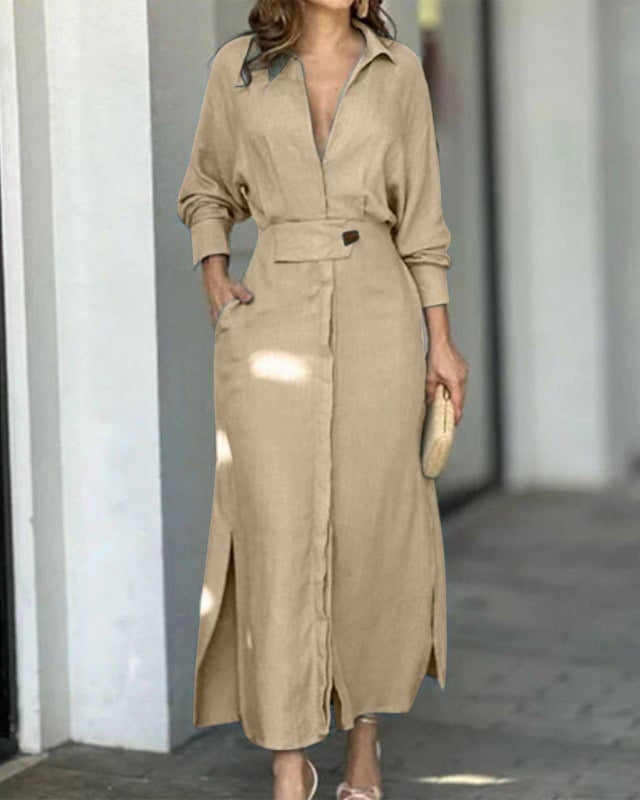 FATIMA / RELAXED FIT MAXI DRESS