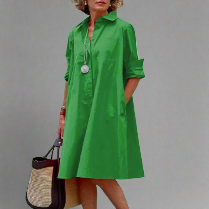 FELICIA / MID-SLEEVE DRESS