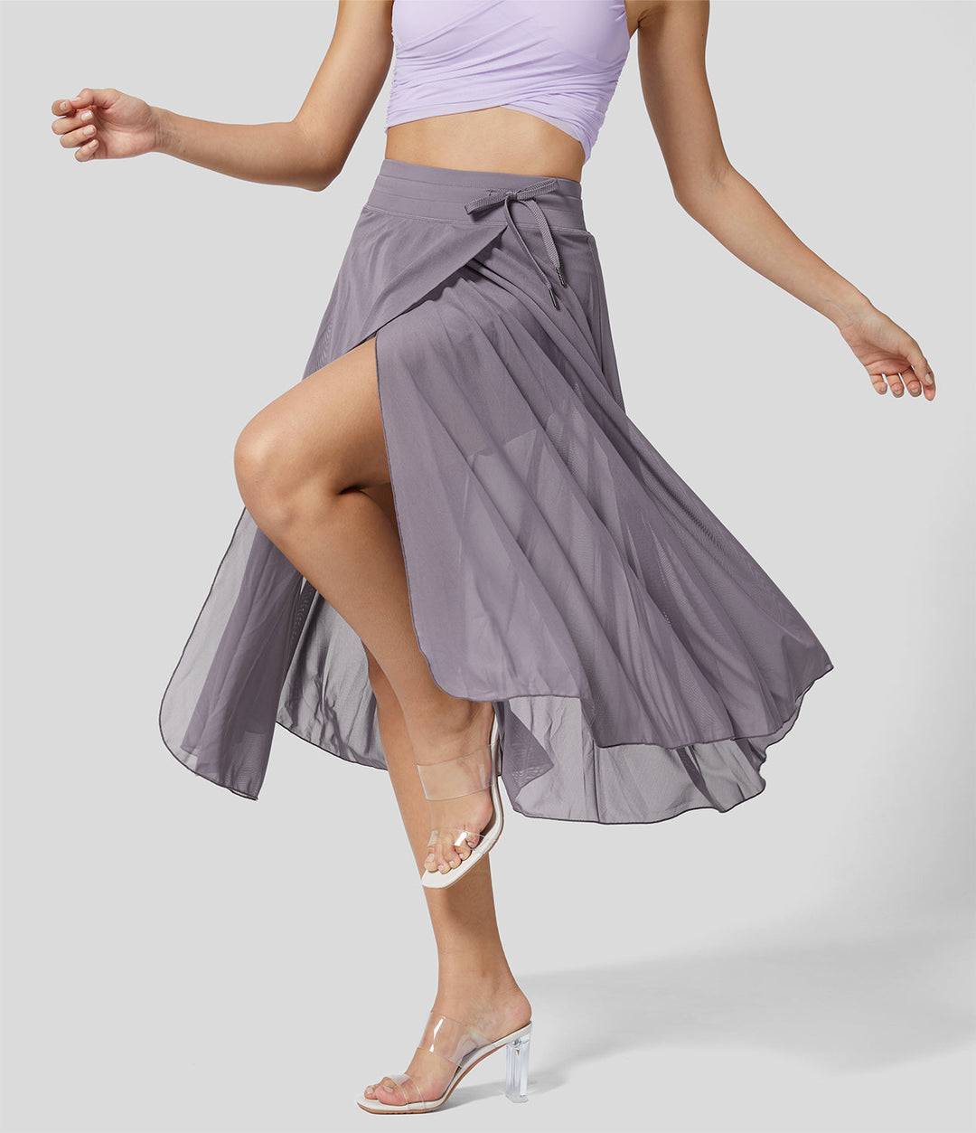 GINNY / DAY-TO-NIGHT MIDI SKIRT