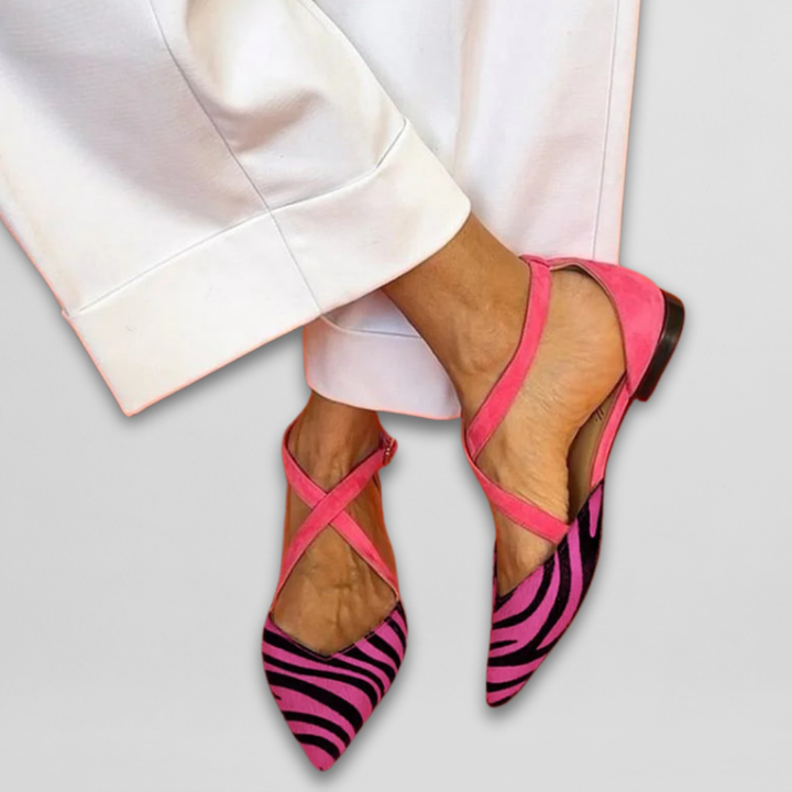 VERITY / ZEBRA STRAP FLATS