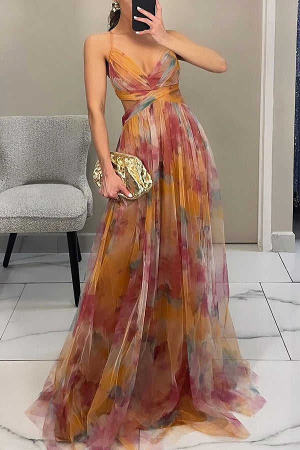 CAROLINA / FLORAL MAXI DRESS