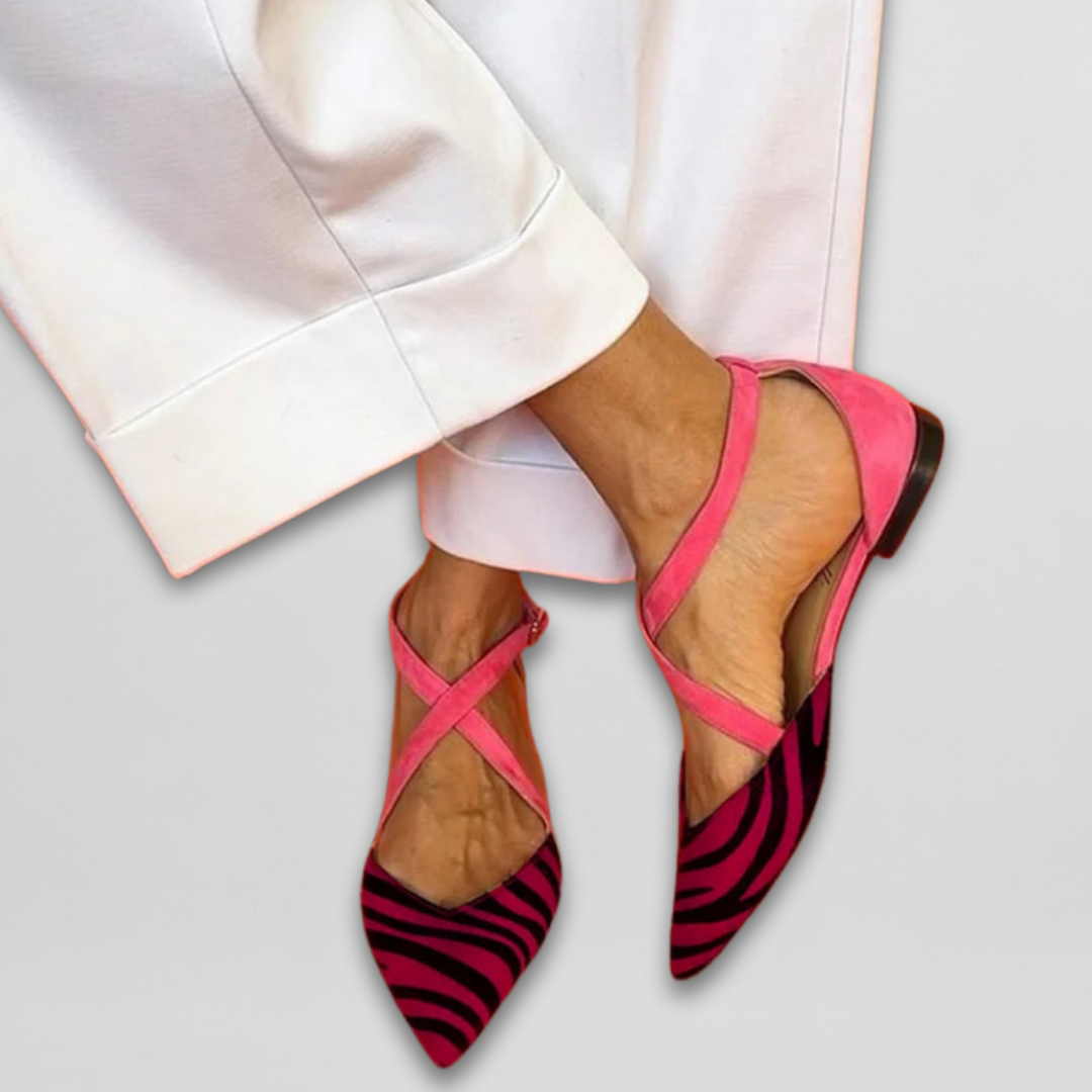 VERITY / ZEBRA STRAP FLATS