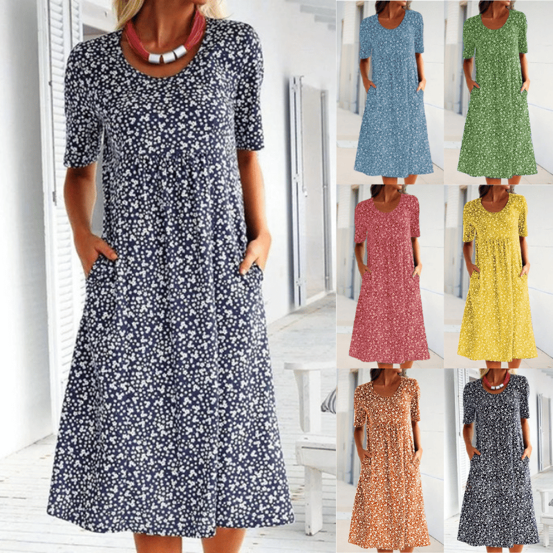 SERENA / FLORAL MIDI DRESS