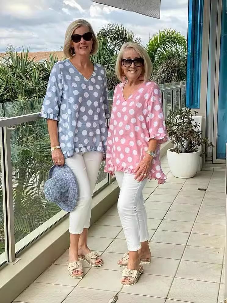 NADIA / POLKA DOT BLOUSE
