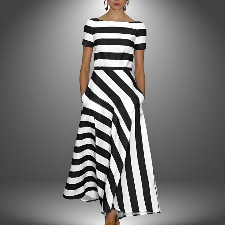 KAMI / STRIPED MAXI DRESS