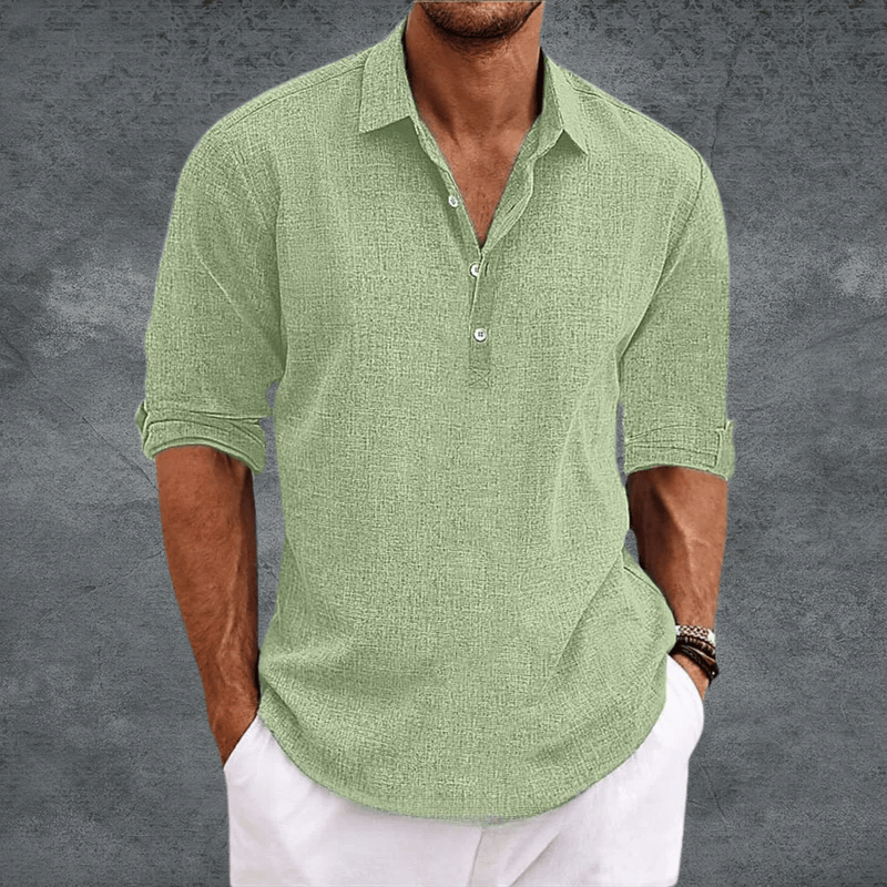 ELIJAH / LONG SLEEVE PULLOVER SHIRT