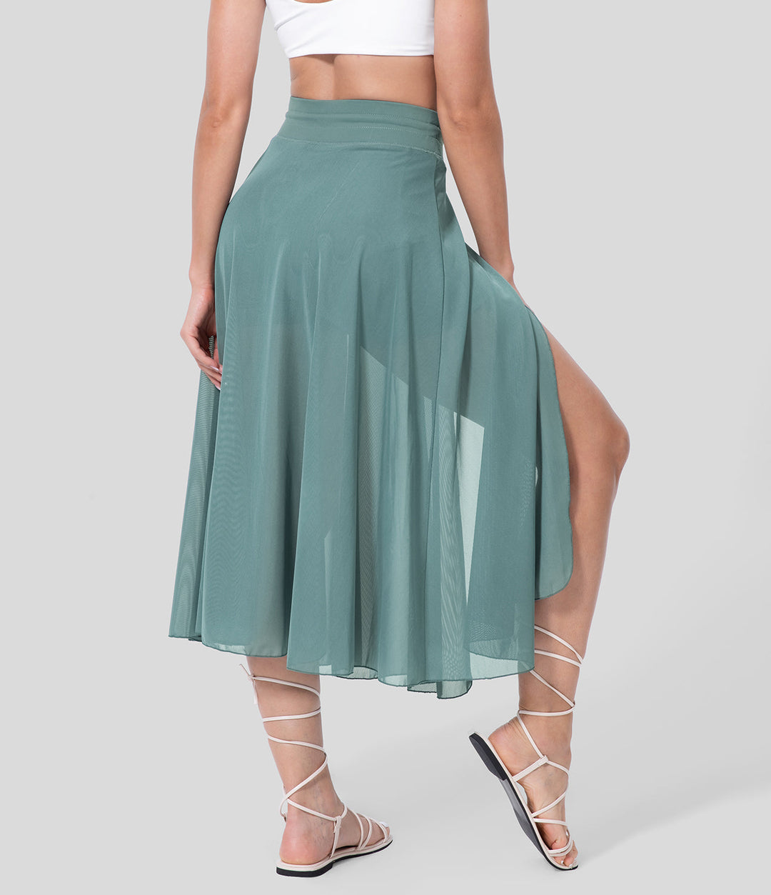 GINNY / DAY-TO-NIGHT MIDI SKIRT