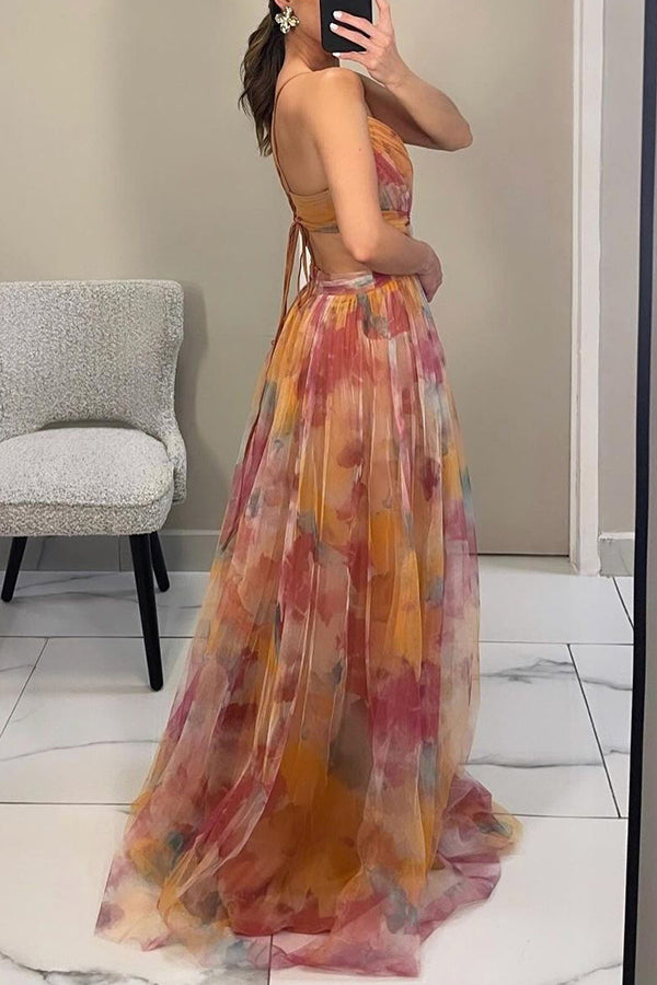 CAROLINA / FLORAL MAXI DRESS
