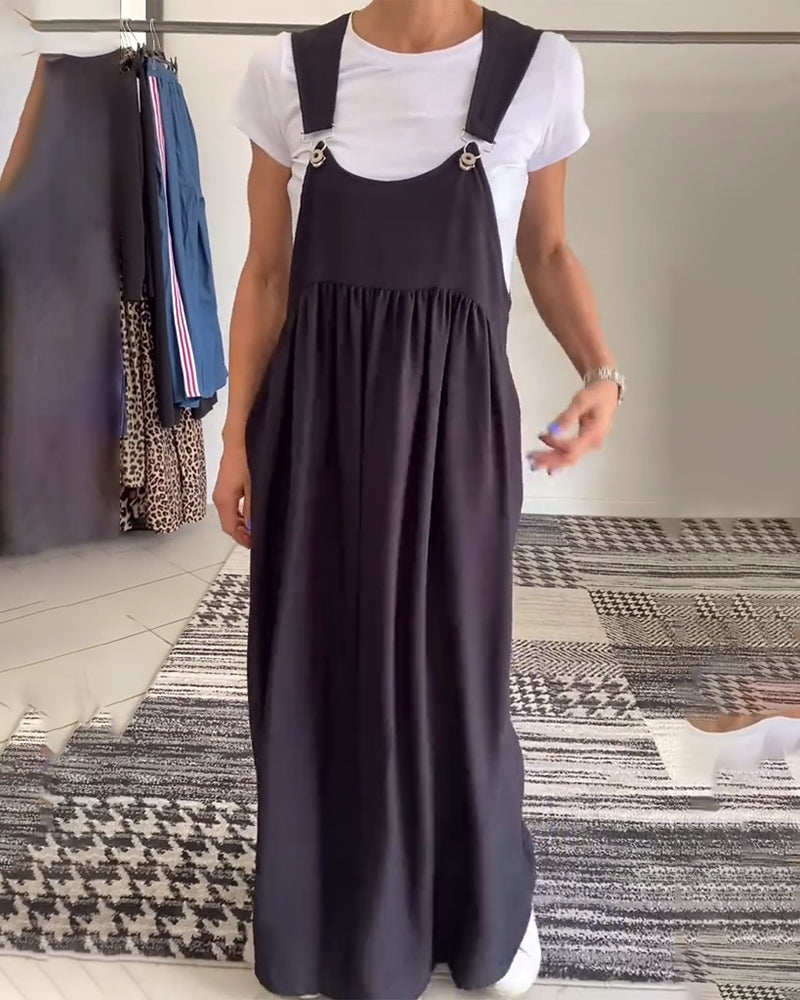 ZIDNEY / SLEEVELESS JUMPSUIT