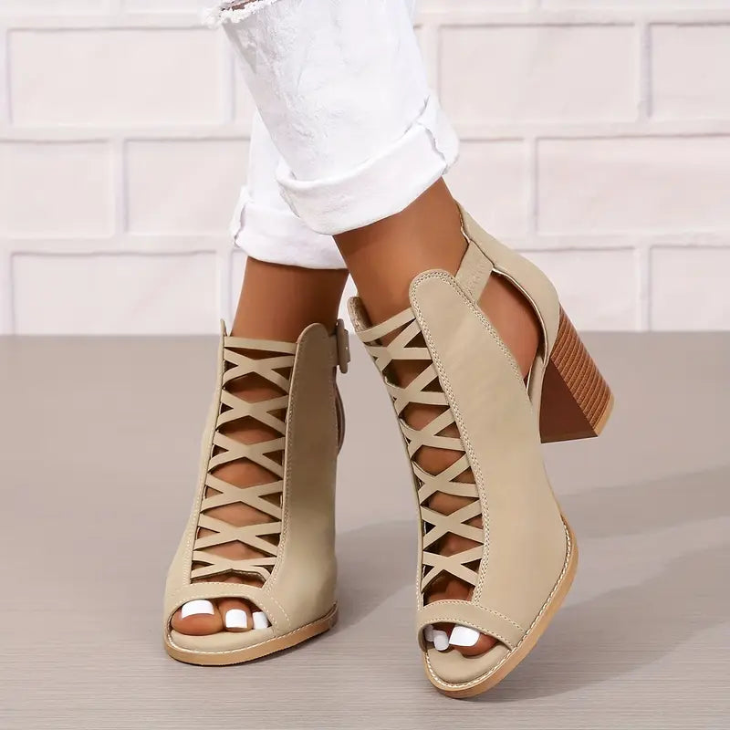 CHERRY / HEEL SANDALS