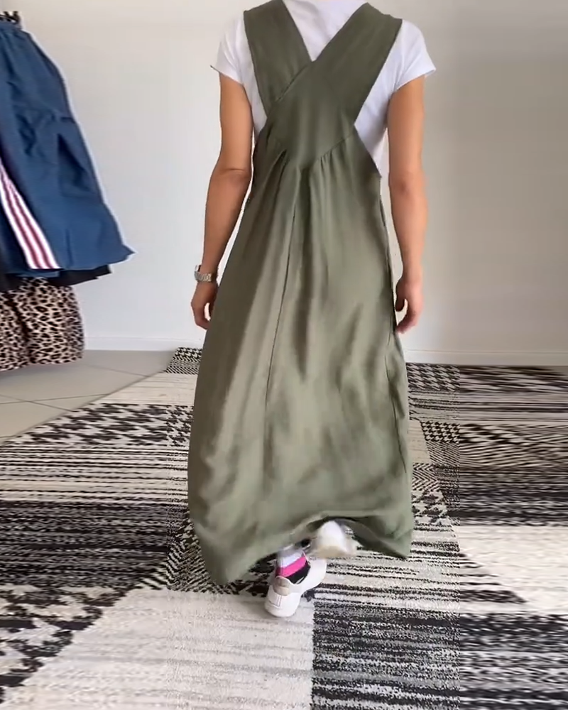 ZIDNEY / SLEEVELESS JUMPSUIT