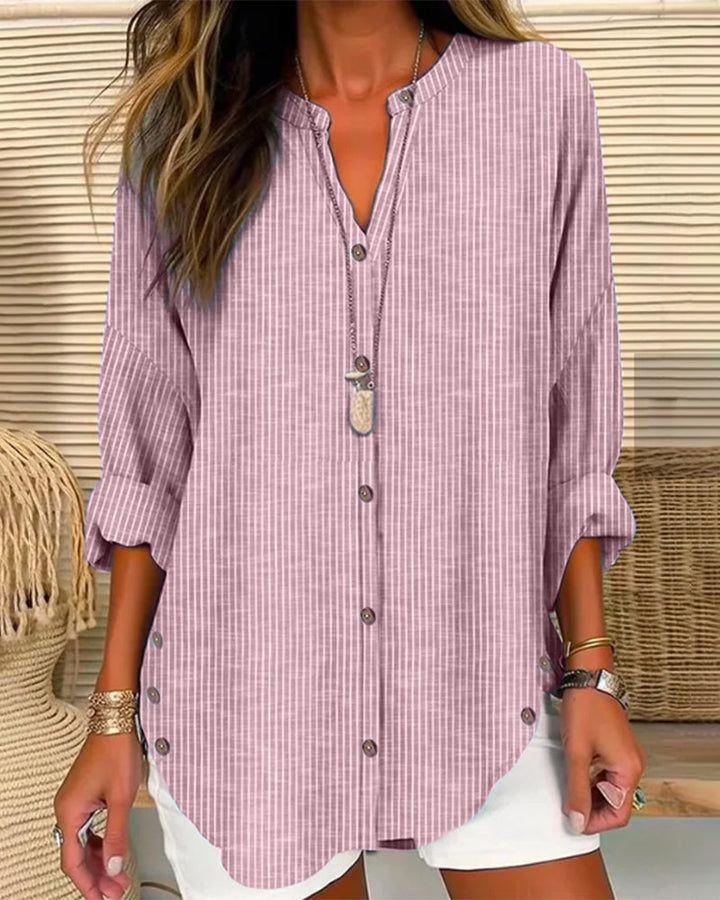 BONNIE / STRIPED OVERSIZED BLOUSE