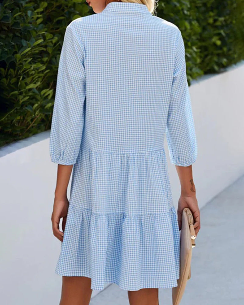 GRACIE / PRINTED MIDI DRESS