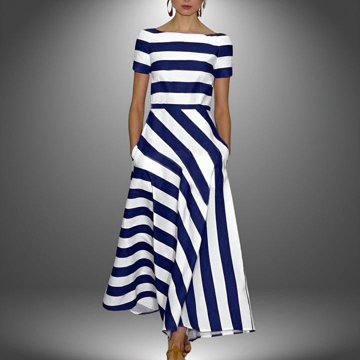 KAMI / STRIPED MAXI DRESS